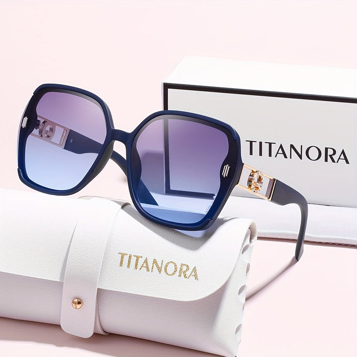 Titanora™ | Lunettes de luxe surdimensionnées et carrées