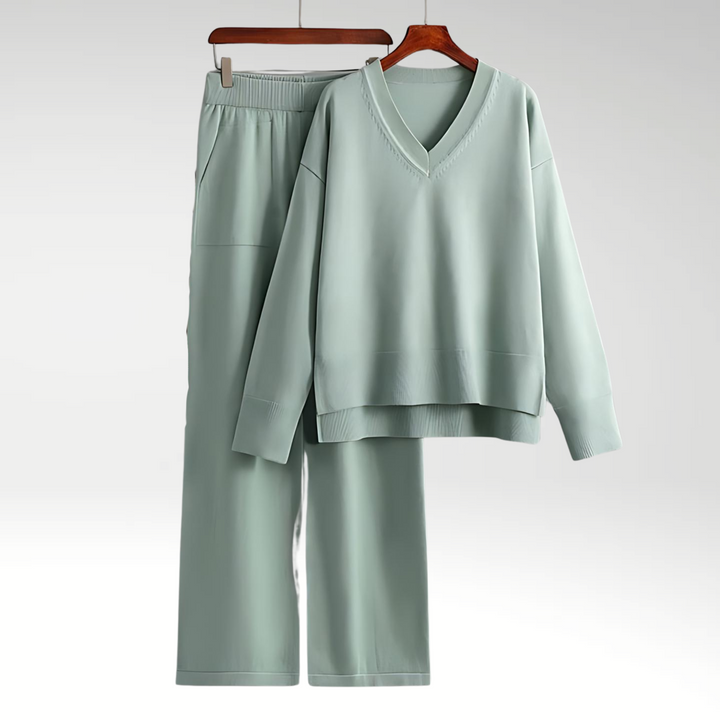 Dupont™ | Ensemble Deux Pièces Luxe à Col en V