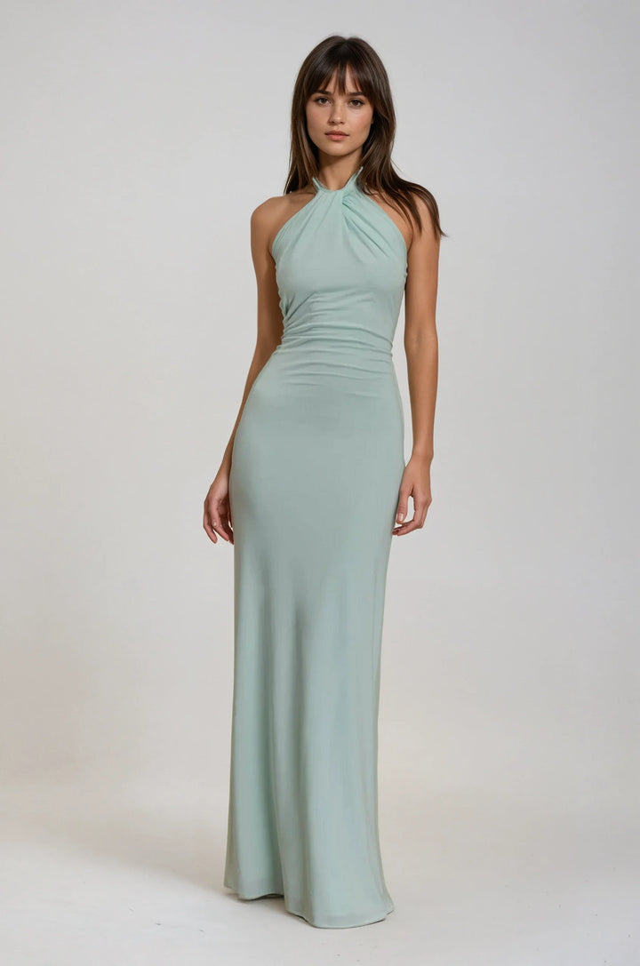 Elyna™ | Robe Maxi Dos Nu