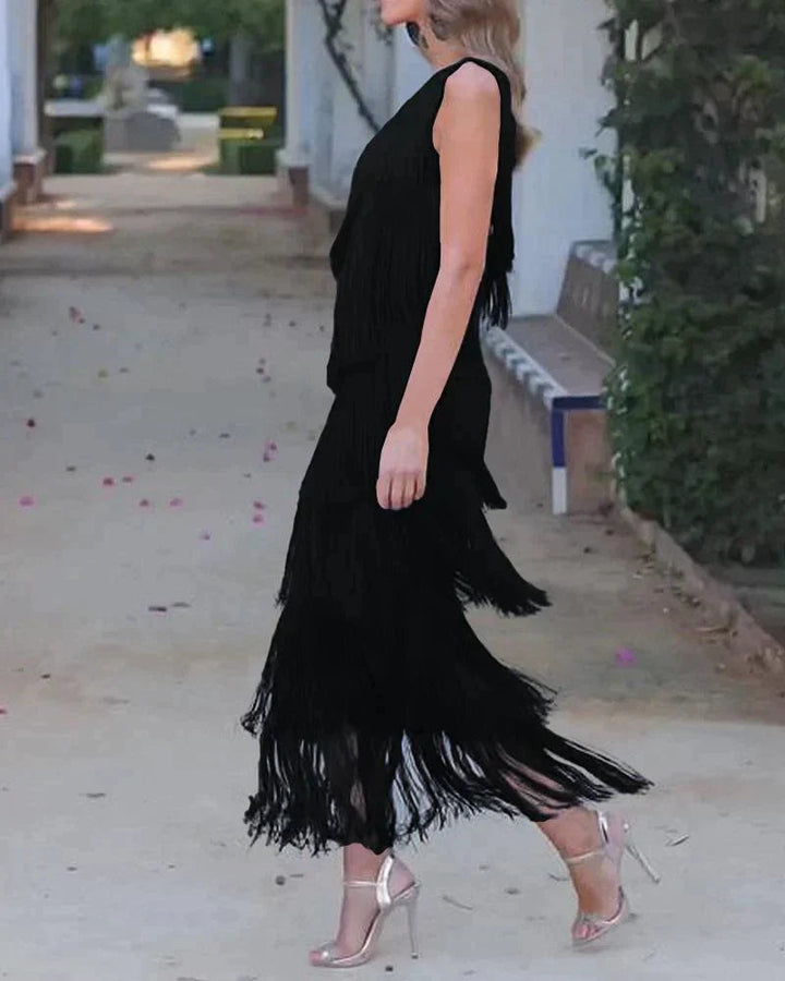 ÉLODIE | Robe à franges