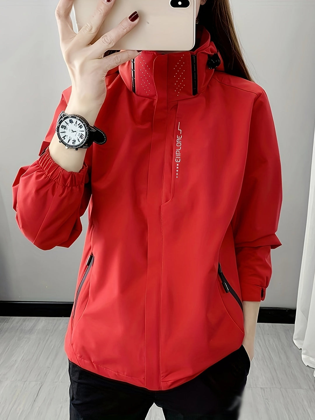 Stéphanie™ | Veste Légère Coupe-vent à Capuche