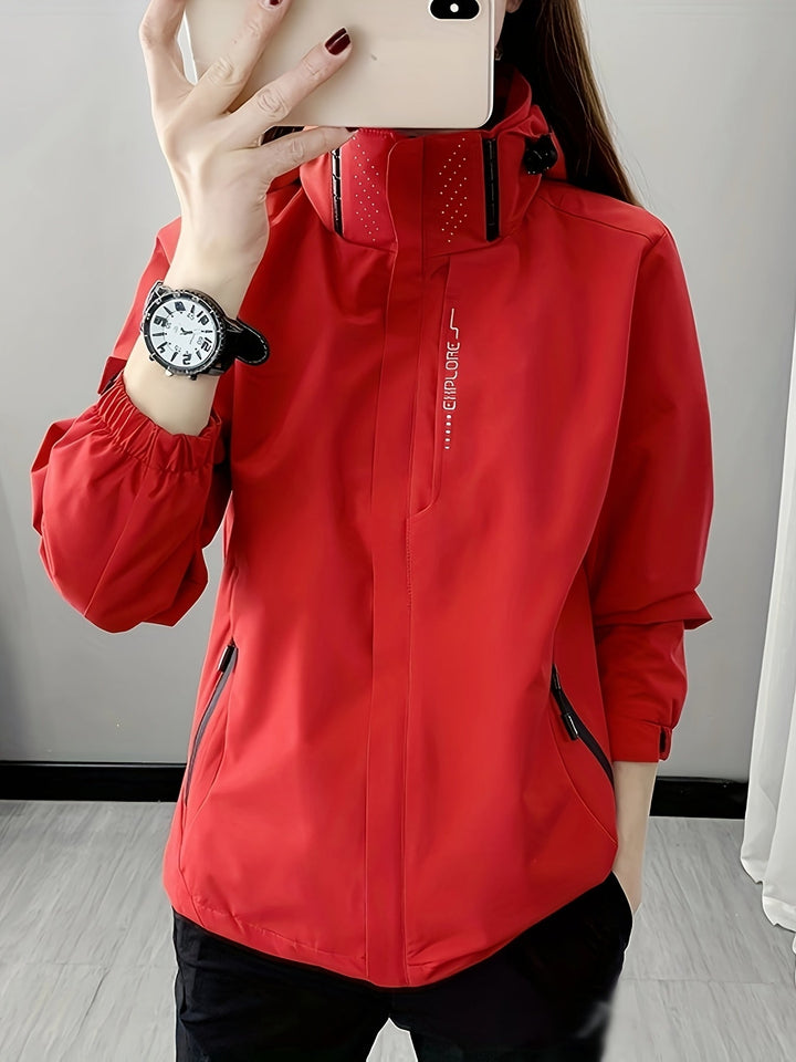 Stéphanie™ | Veste Légère Coupe-vent à Capuche