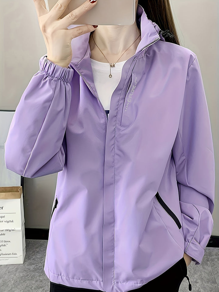Stéphanie™ | Veste Légère Coupe-vent à Capuche