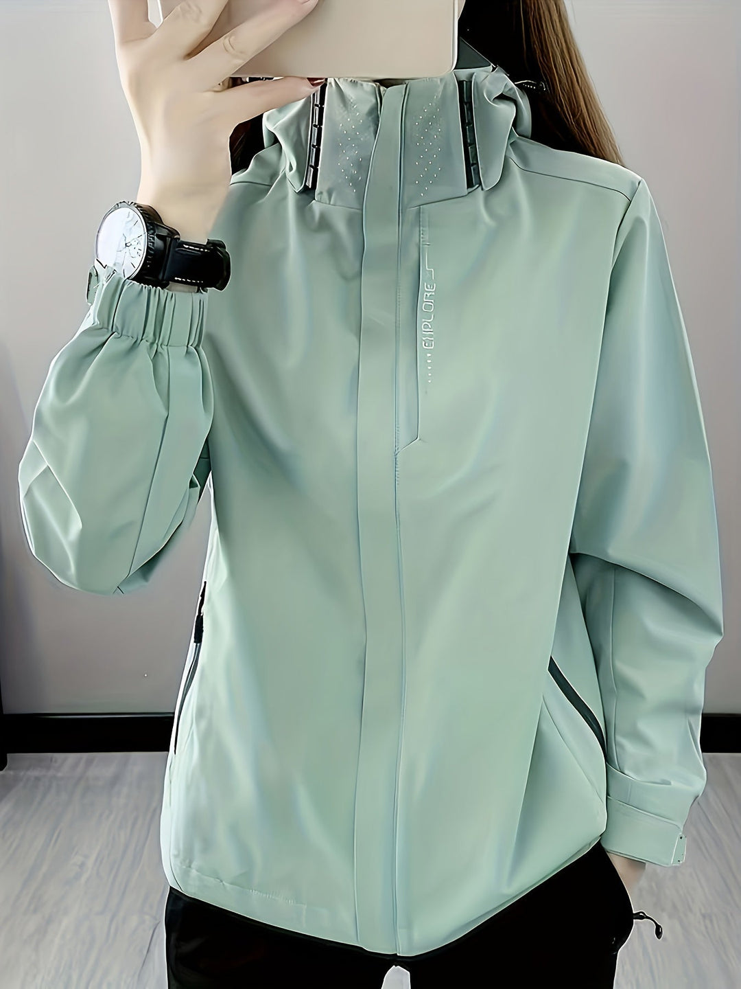 Stéphanie™ | Veste Légère Coupe-vent à Capuche