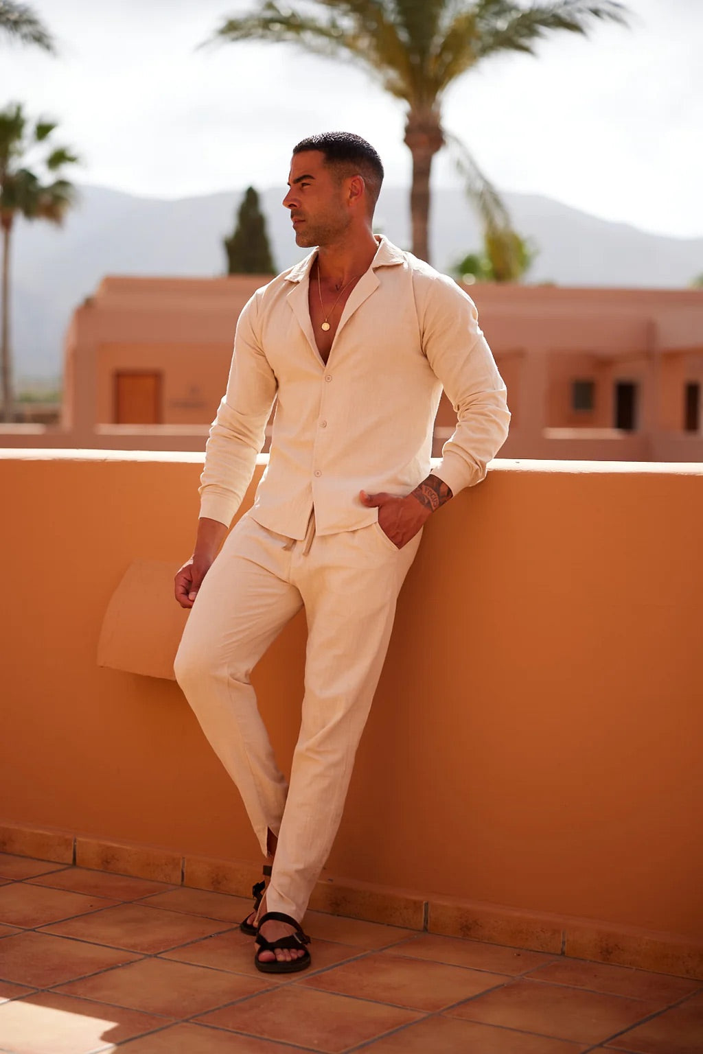 PIERRE™ | Ensemble de Lin Luxueux
