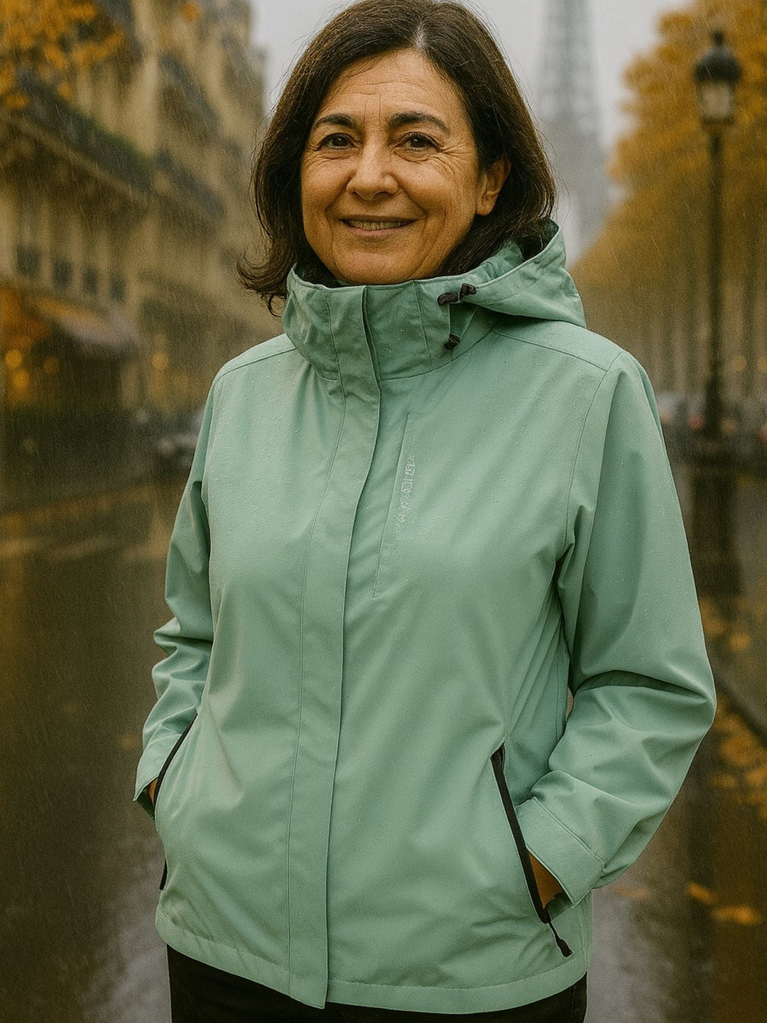 Stéphanie™ | Veste Légère Coupe-vent à Capuche