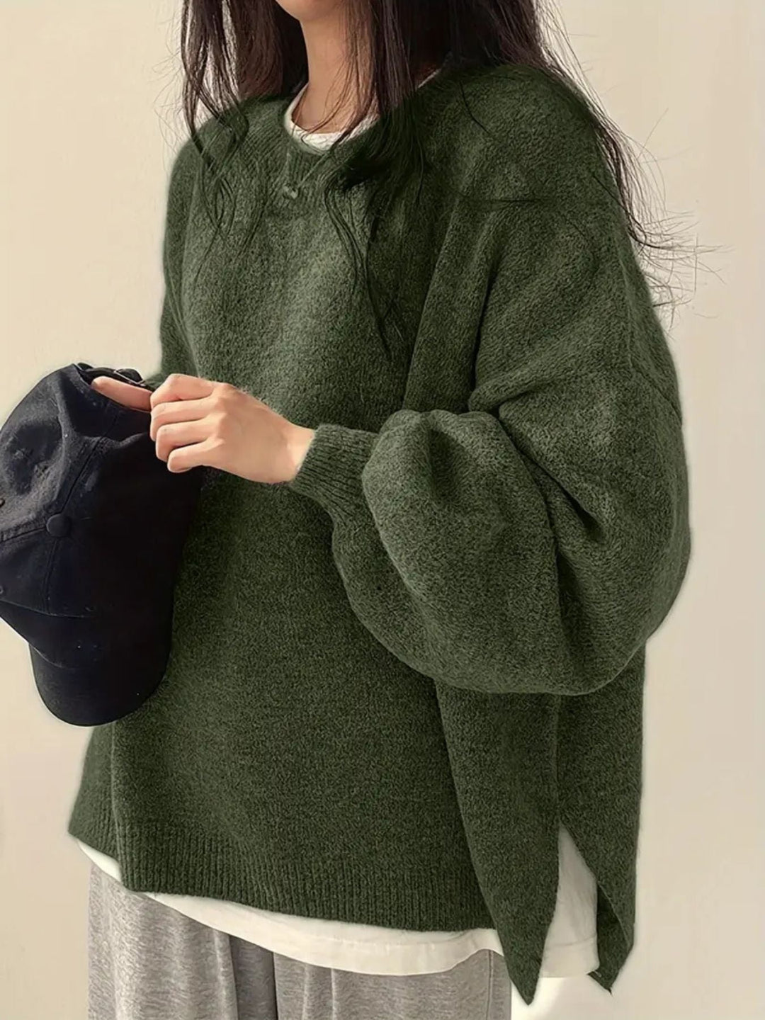 Noémie™ | Pull décontracté à Col Rond
