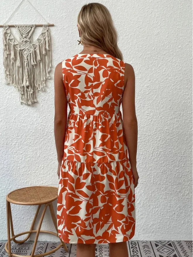 Aurélie | Robe fluide à fleurs