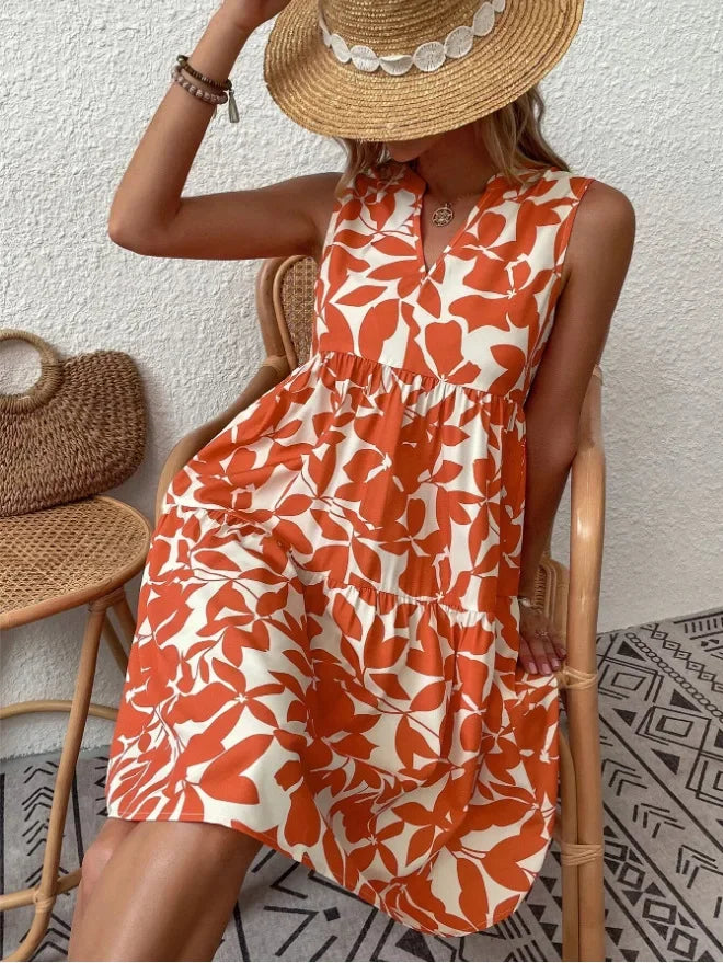 Aurélie | Robe fluide à fleurs