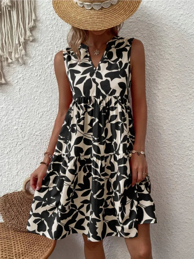 Aurélie | Robe fluide à fleurs