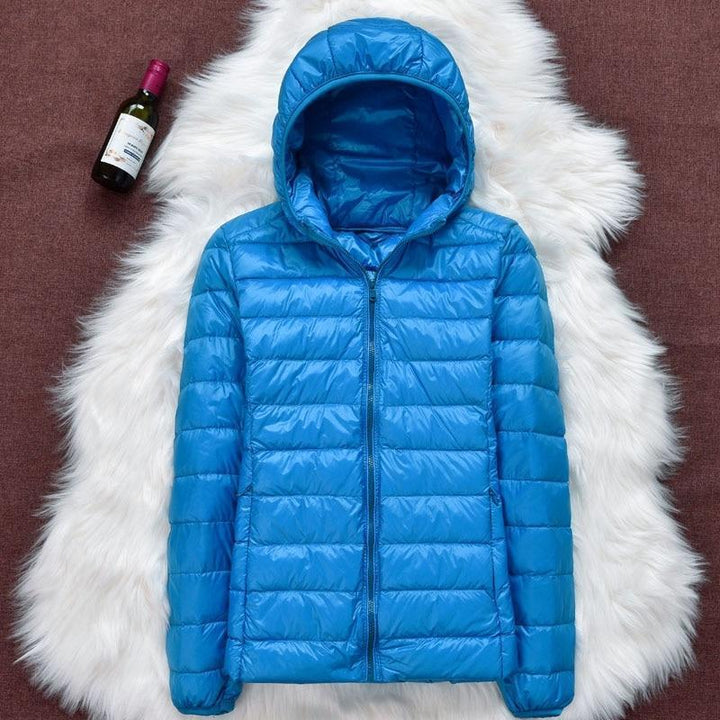 Élise™ – Nouvelle veste imperméable avec rembourrage en duvet de canard blanc
