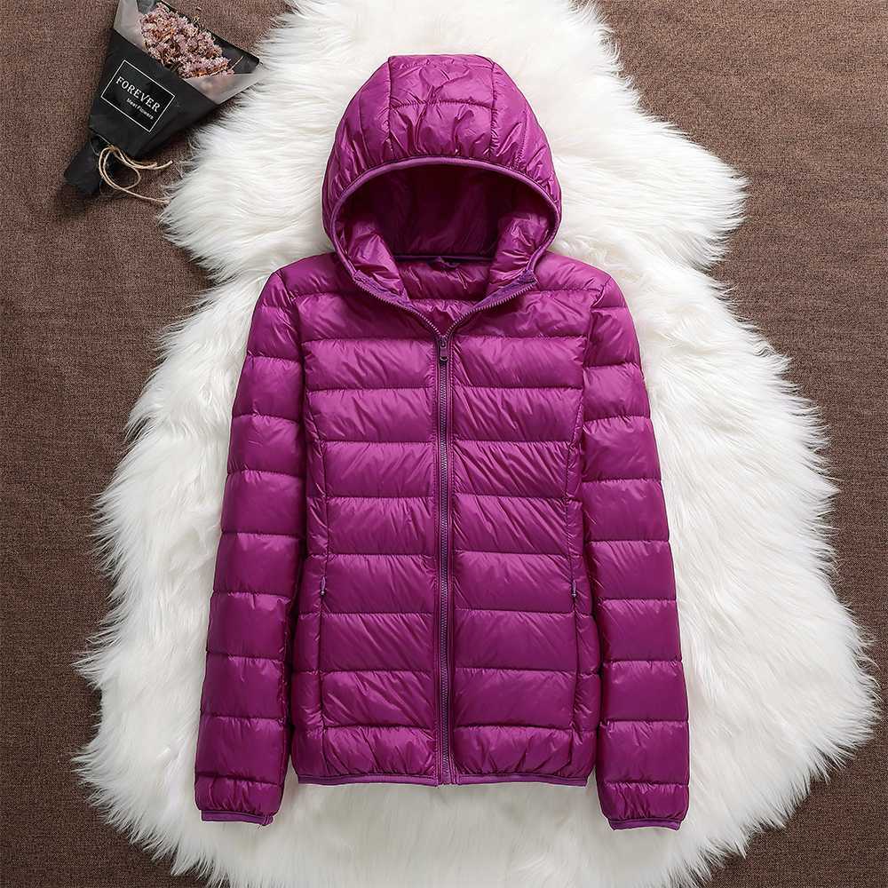 Élise™ – Nouvelle veste imperméable avec rembourrage en duvet de canard blanc