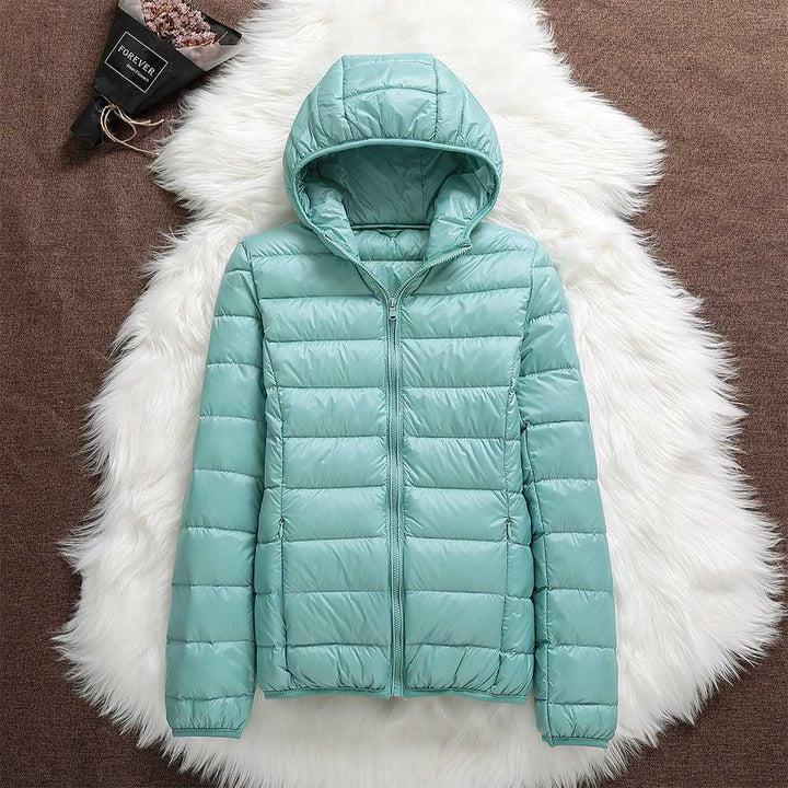 Élise™ – Nouvelle veste imperméable avec rembourrage en duvet de canard blanc