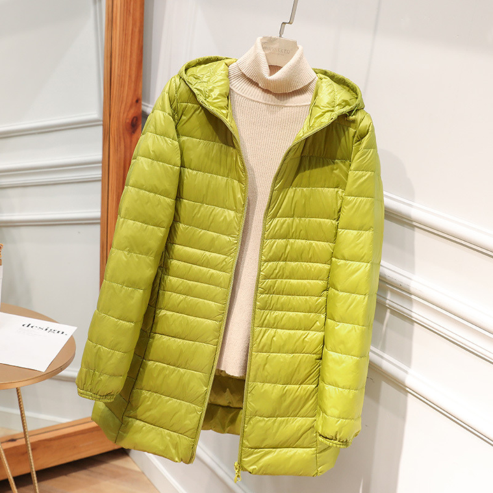 Élise™ – Nouvelle veste imperméable avec rembourrage en duvet de canard blanc